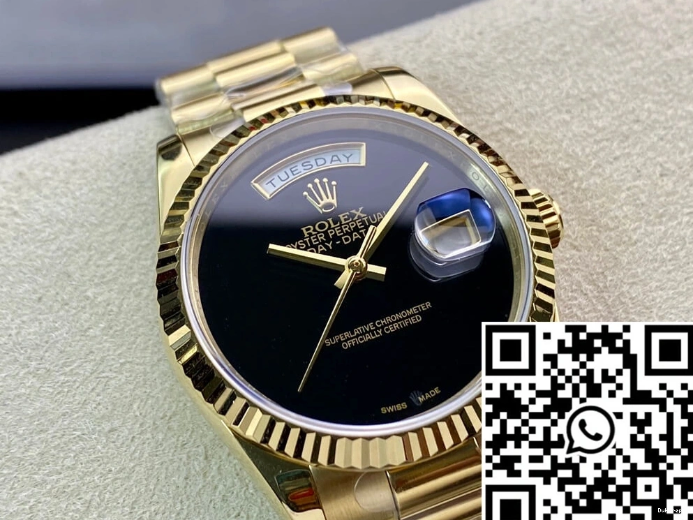 Dial 36MM Factory Calendar Date Double BP Day Black Rolex 0427